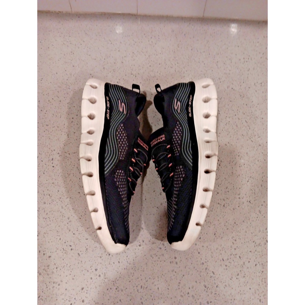 Skechers Womens Slip-ins GO WALK Glide-Step 2.0 Sneakers Size 7.5 Black - Picture 8 of 10
